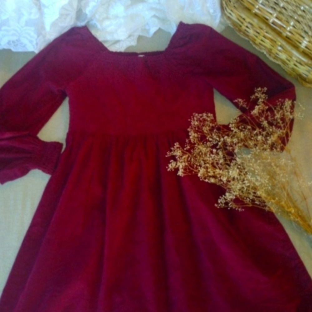 Charming Burgundy Kids Formal Dress